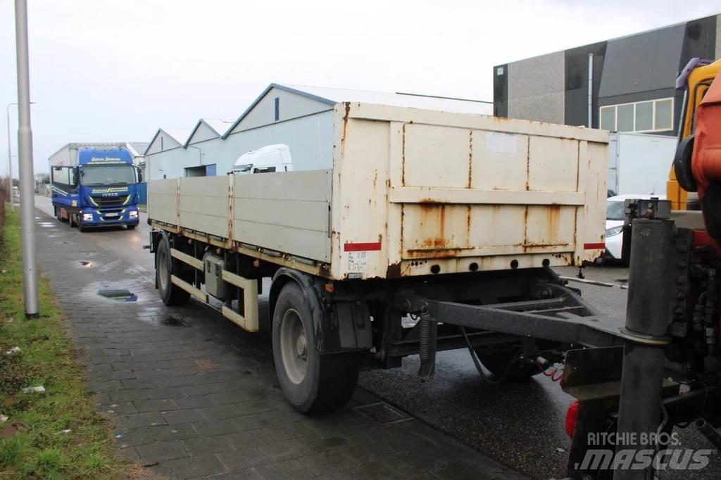 Lecitrailer + 2 AXEL Platformas/izkraušana no sāniem