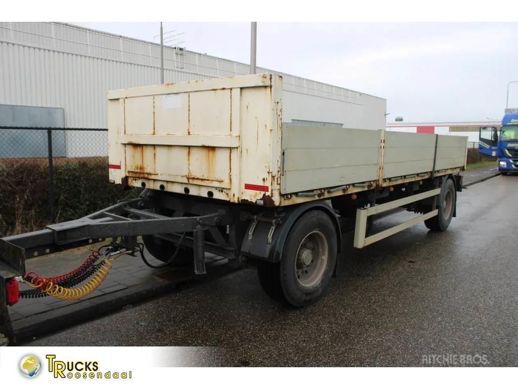 Lecitrailer + 2 AXEL Platformas/izkraušana no sāniem