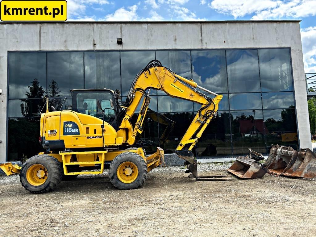 Komatsu PW 118 MR-8 Ekskavatori uz riteņiem