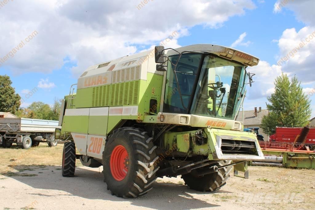 CLAAS Mega 208 Ražas novākšanas kombaini
