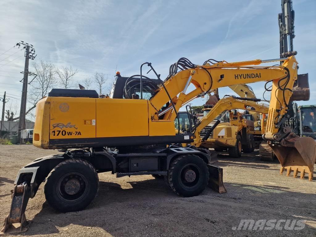 Hyundai R 170 W Ekskavatori uz riteņiem