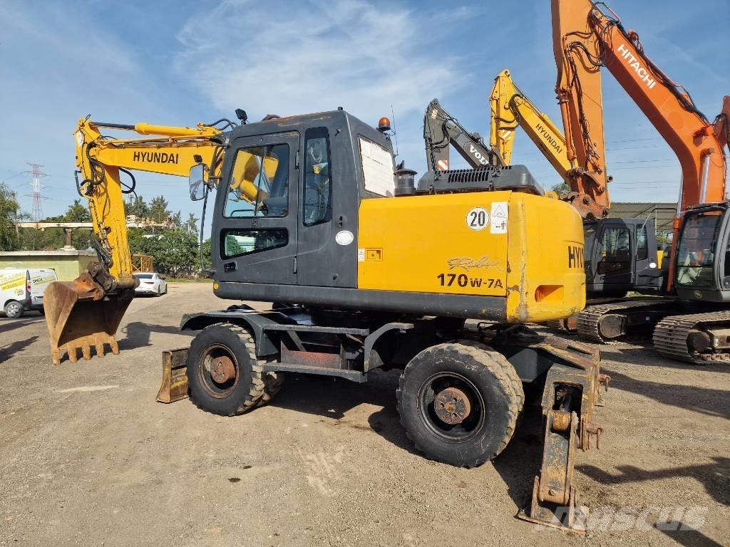 Hyundai R 170 W Ekskavatori uz riteņiem