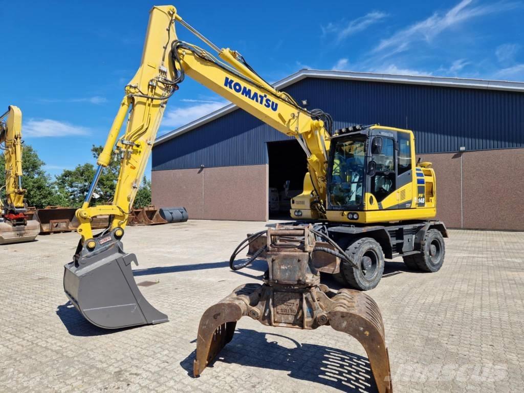 Komatsu PW 148-11 Ekskavatori uz riteņiem