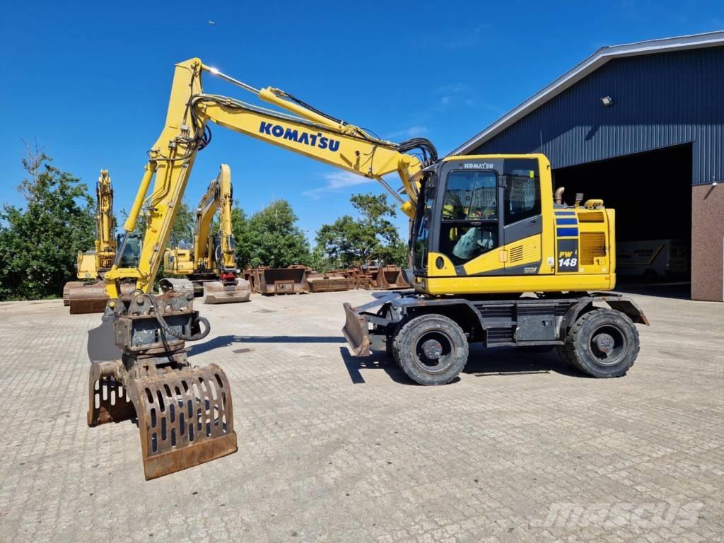 Komatsu PW 148-11 Ekskavatori uz riteņiem