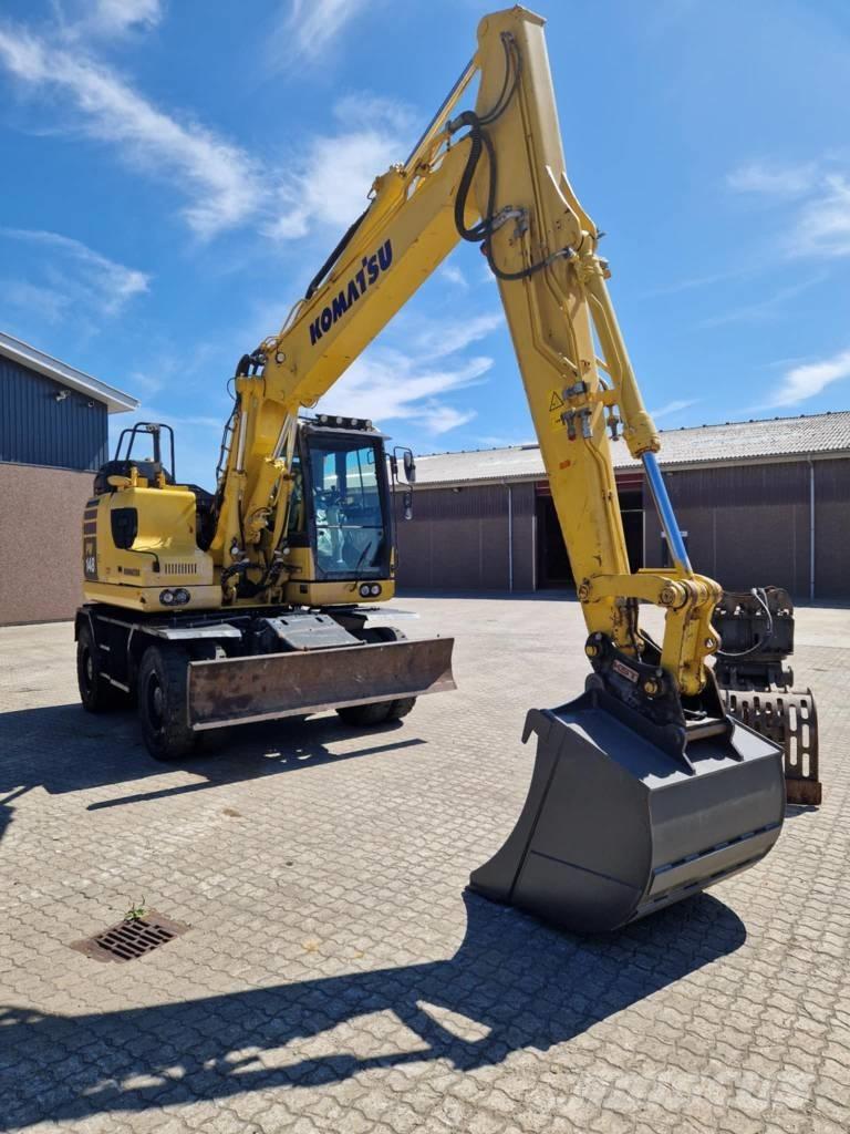 Komatsu PW 148-11 Ekskavatori uz riteņiem