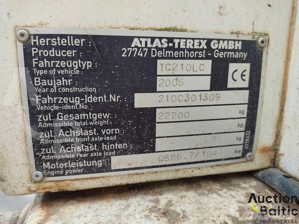 Terex TC210LC Kāpurķēžu ekskavatori