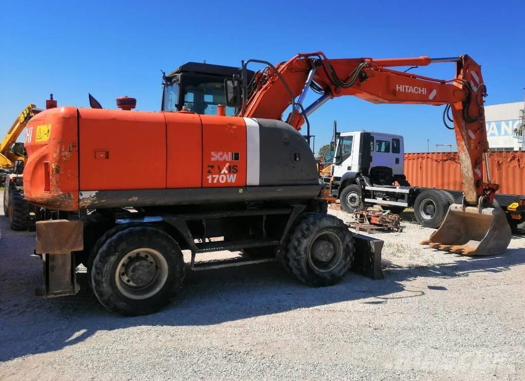 Hitachi ZX 170 W-3 Ekskavatori uz riteņiem