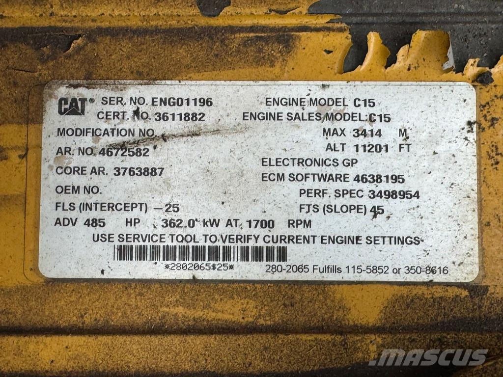 CAT 374FL Īpašie ekskavatori