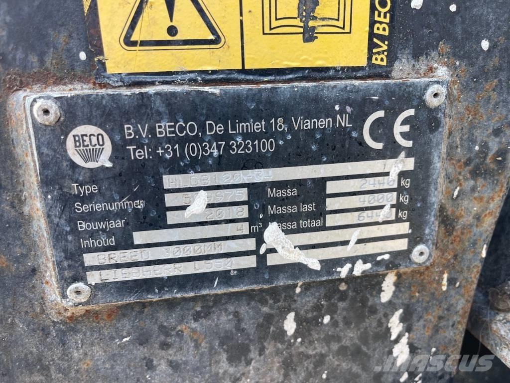 Liebherr 550 CDC + BSS Iekrāvēji uz riteņiem