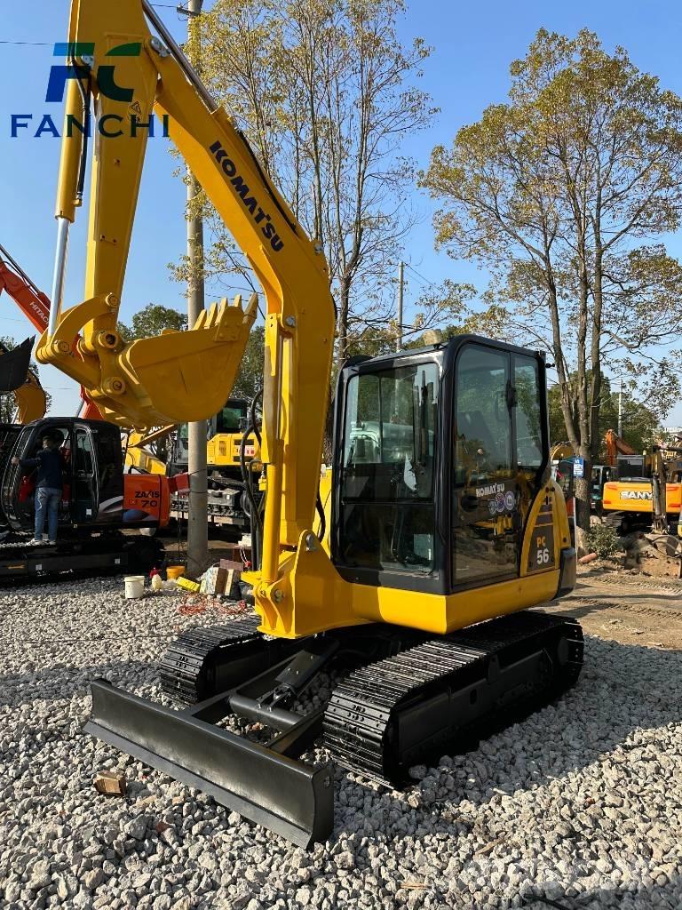 Komatsu pc56 Kāpurķēžu ekskavatori
