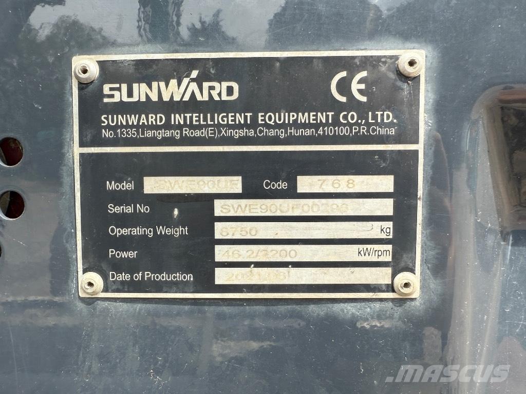 Sunward SWE 90 Vidēja lieluma ekskavatori 7 t - 12 t