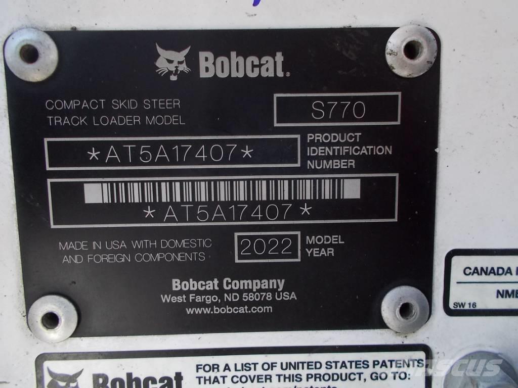 Bobcat S770 Lietoti riteņu kompaktiekrāvēji