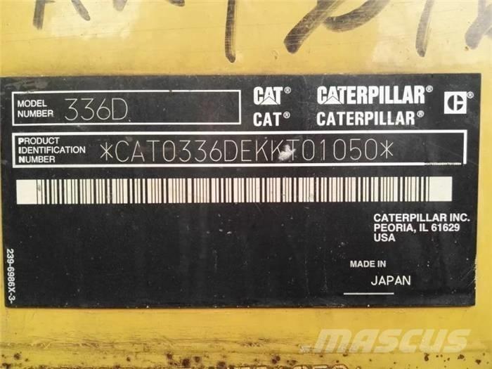 CAT 336 D Kāpurķēžu ekskavatori