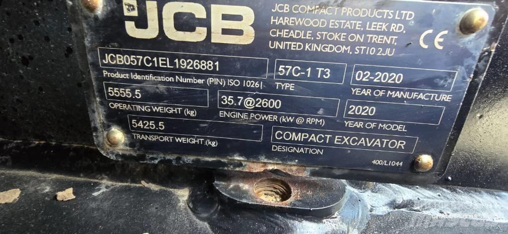 JCB 57 C-1 Mini ekskavatori < 7 t