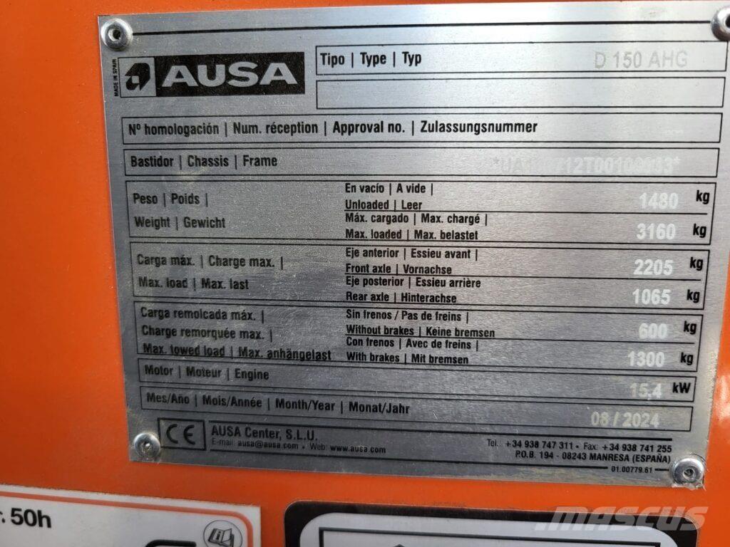 Ausa D150AHG Karjeras kravas automašīnas