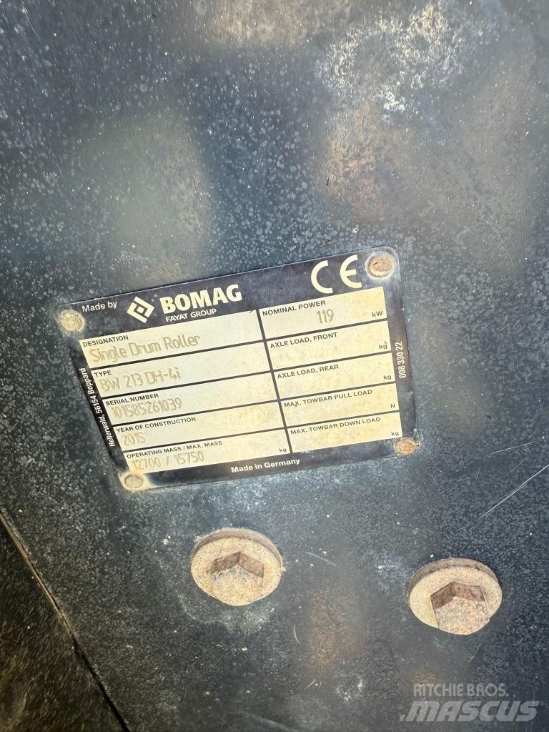 Bomag BW 213 D H-4 Augsnes blīvētāji