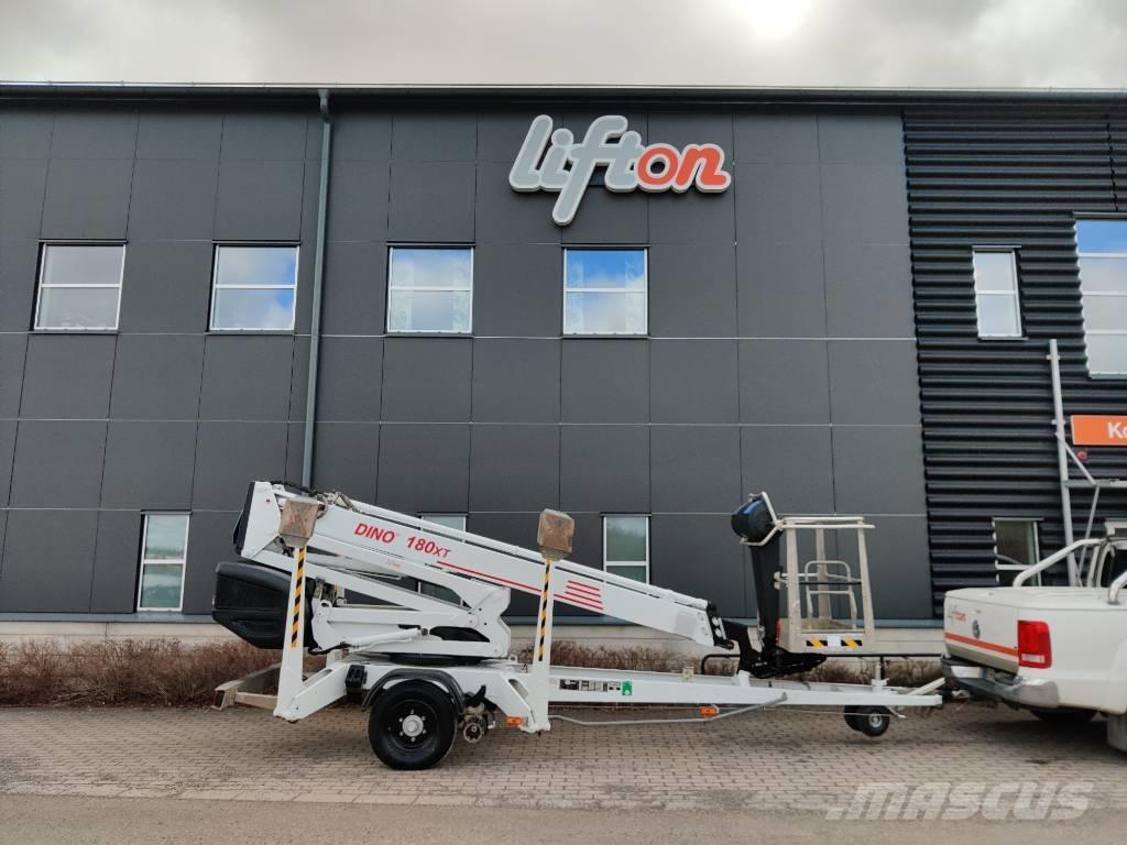 Dino 180 XT  Skylift Pacēlājplatformas - piekabes