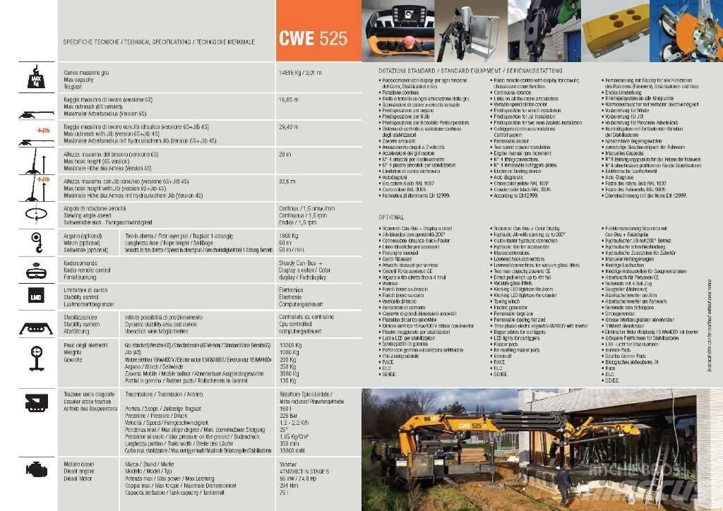 BG Lift CWE 525 Kāpurķēžu ceļamkrāni