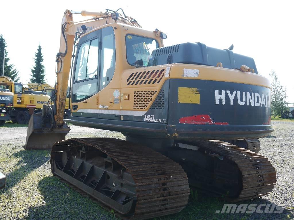 Hyundai R 140 LCM-9A Kāpurķēžu ekskavatori