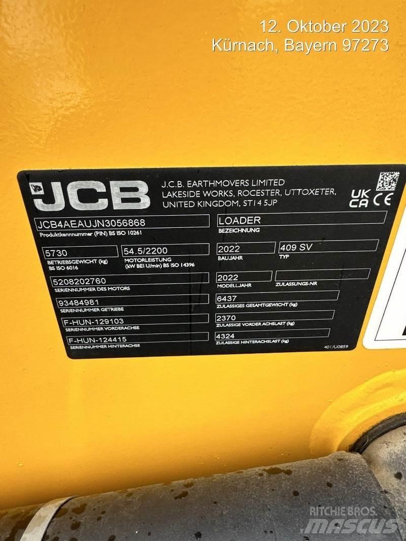 JCB 409 Iekrāvēji uz riteņiem
