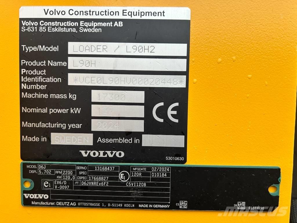 Volvo L 90 H 2 Iekrāvēji uz riteņiem