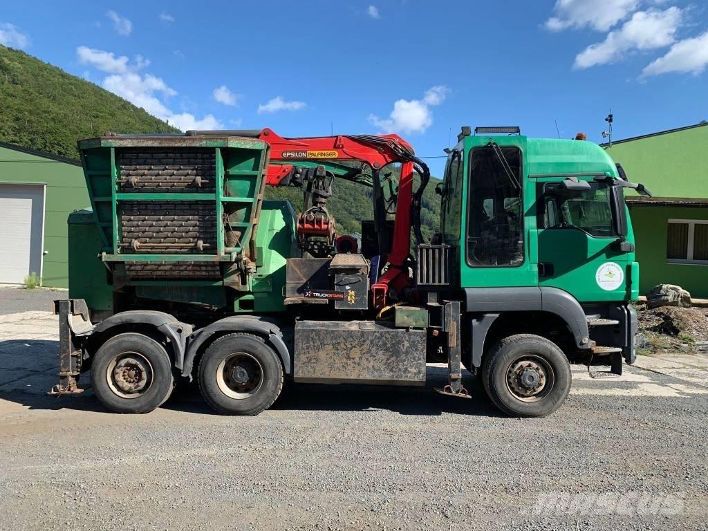 JENZ MAN TGS 6x4 Koksnes šķeldotāji