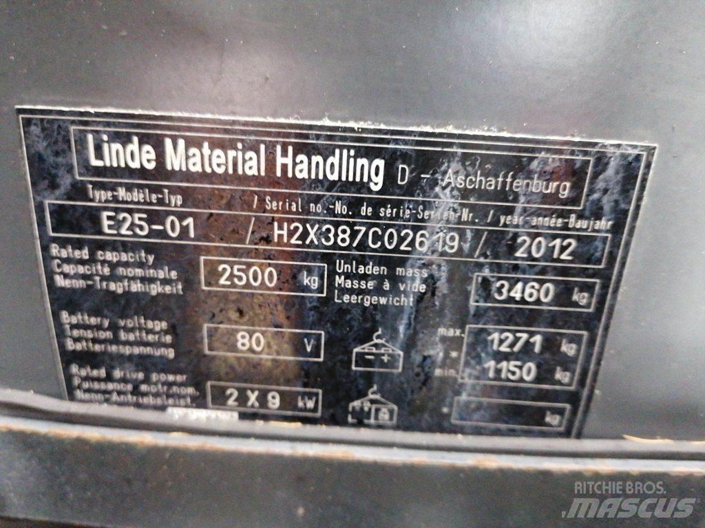 Linde E25-01 Elektriskie iekrāvēji