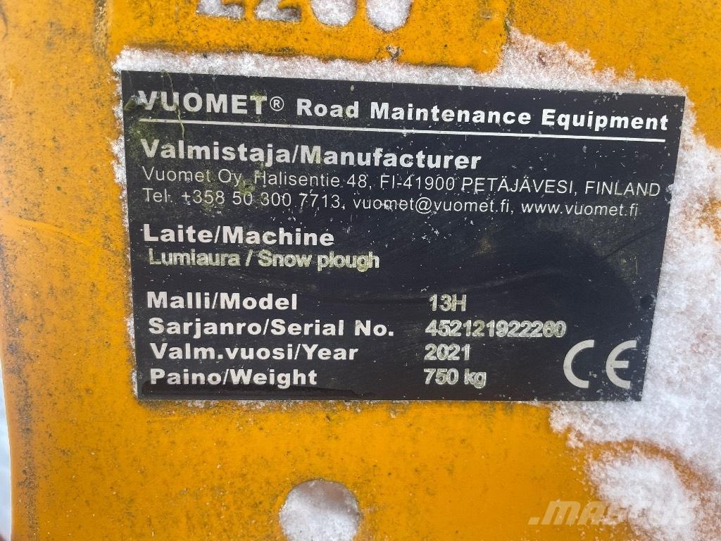 Vuomet 13 H Lumiaura Sniega naži un tīrītāji