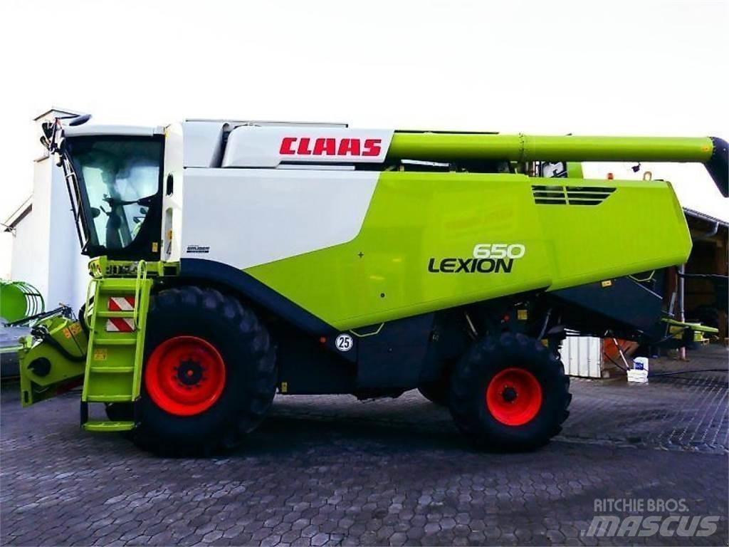 CLAAS lexion 650 Ražas novākšanas kombaini