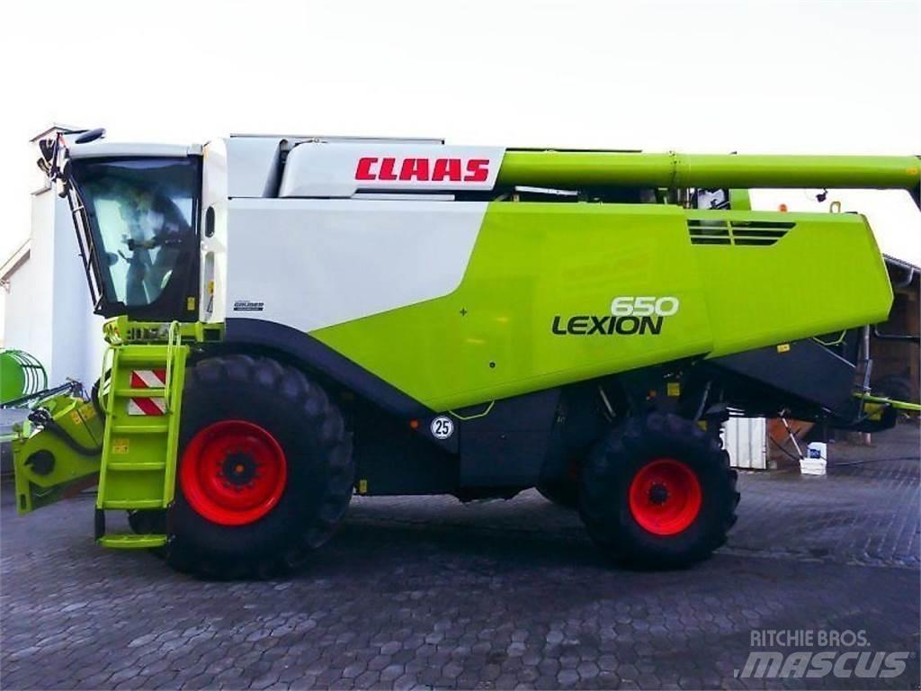CLAAS lexion 650 Ražas novākšanas kombaini