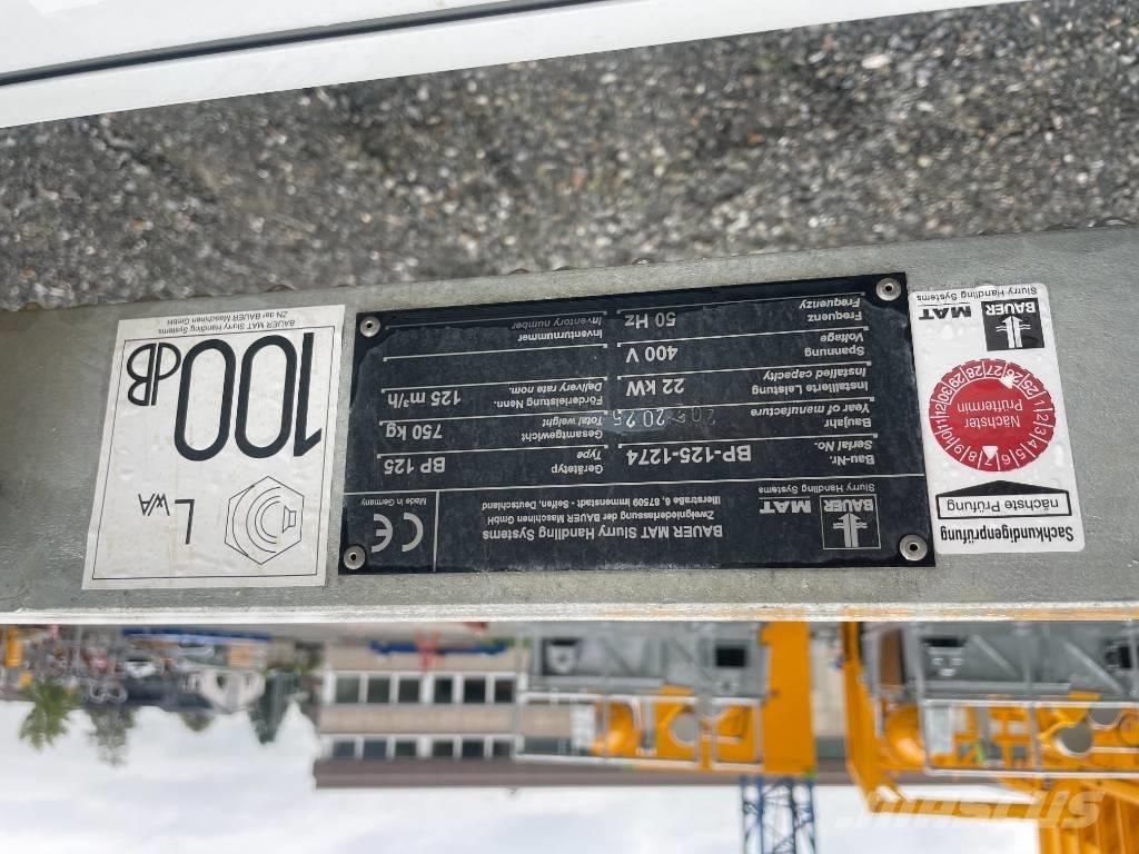 Bauer MAT BP 125 Būvniecība- Citi