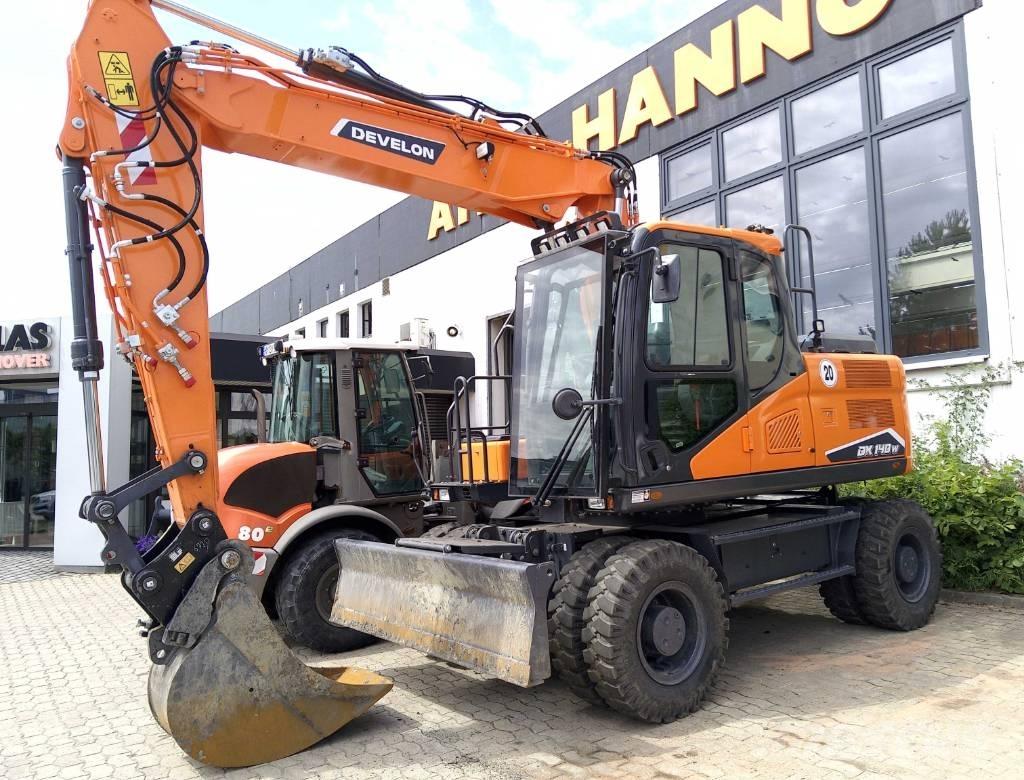Doosan DX140W-7 Ekskavatori uz riteņiem