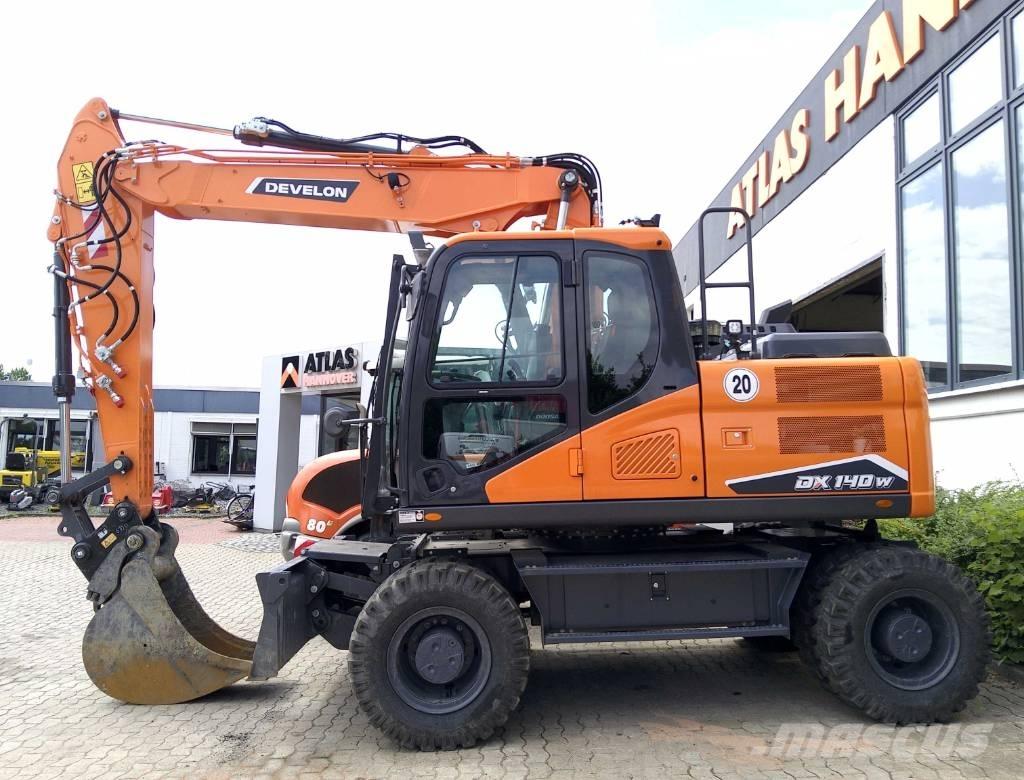 Doosan DX140W-7 Ekskavatori uz riteņiem