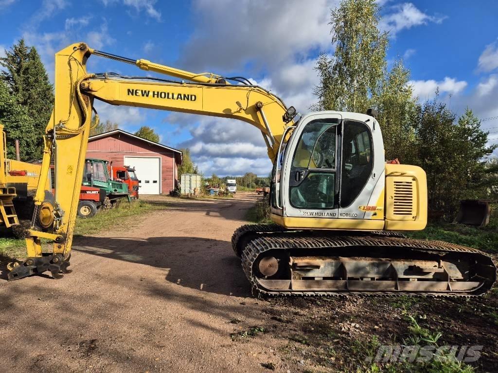 New Holland E 135 SR Kāpurķēžu ekskavatori