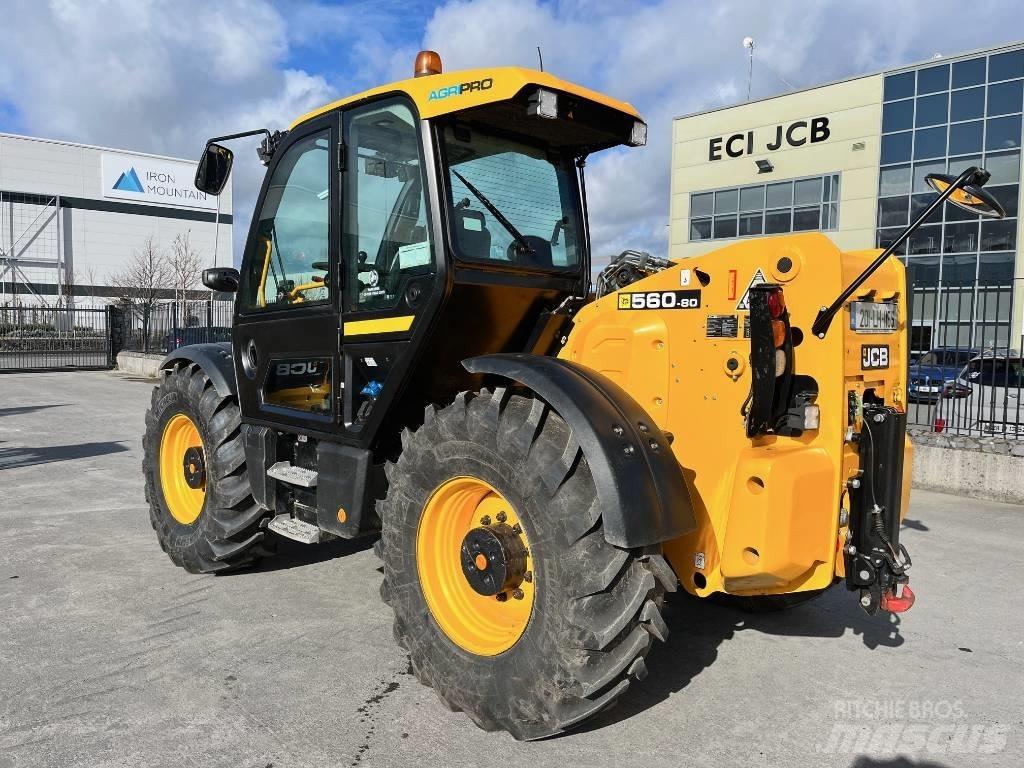JCB 560-80 AGRI PRO Teleskopiskie manipulatori