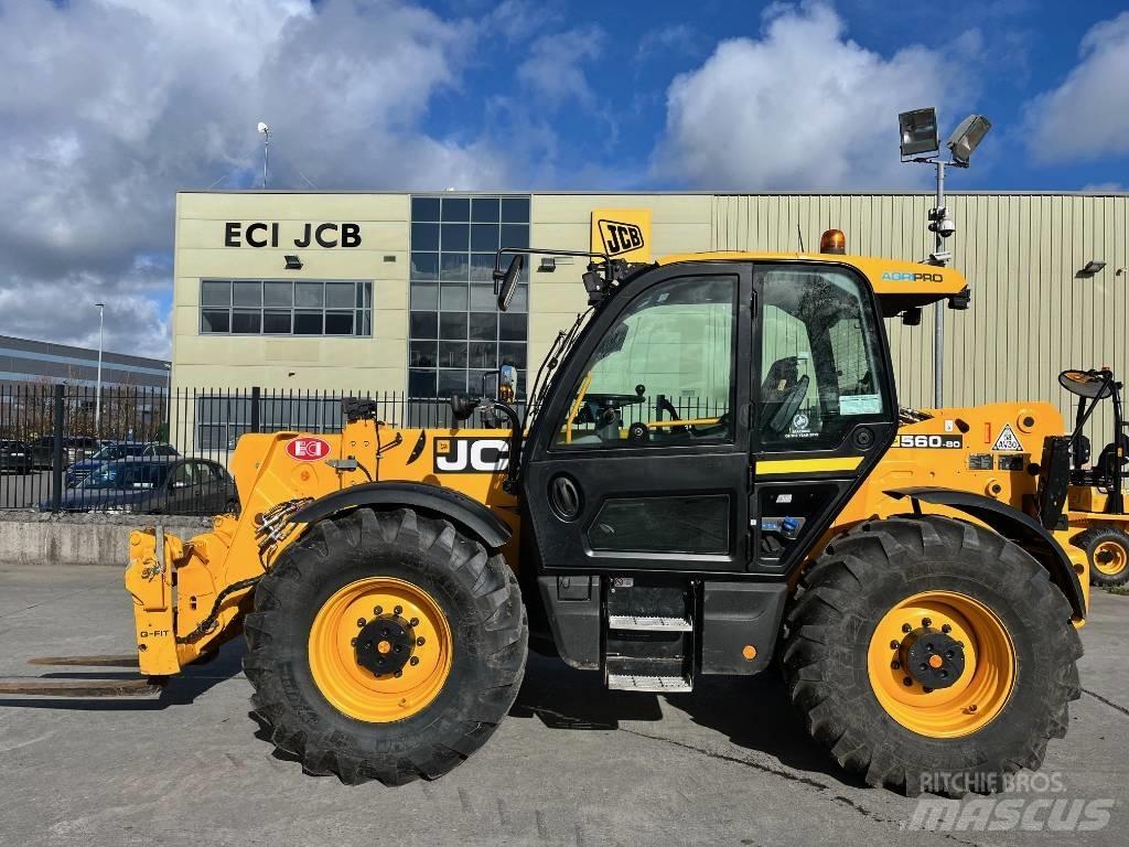JCB 560-80 AGRI PRO Teleskopiskie manipulatori