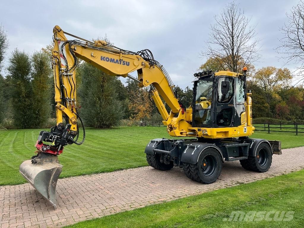 Komatsu PW 118 Ekskavatori uz riteņiem