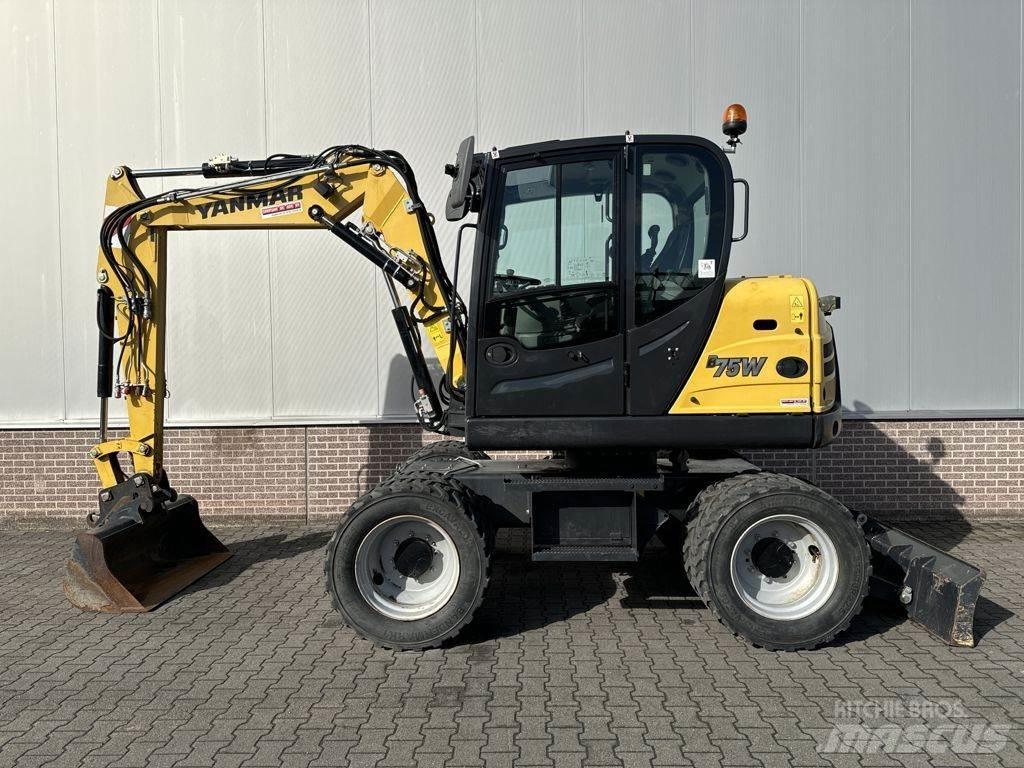 Yanmar B75W Ekskavatori uz riteņiem