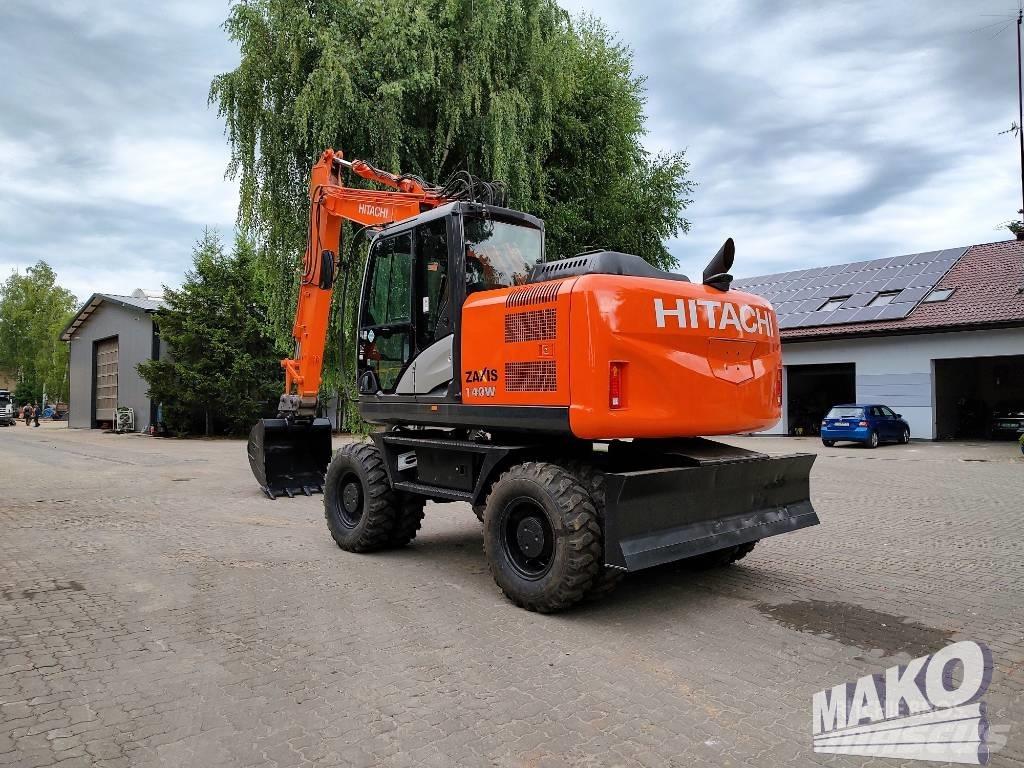 Hitachi ZX 140 W-5 Ekskavatori uz riteņiem