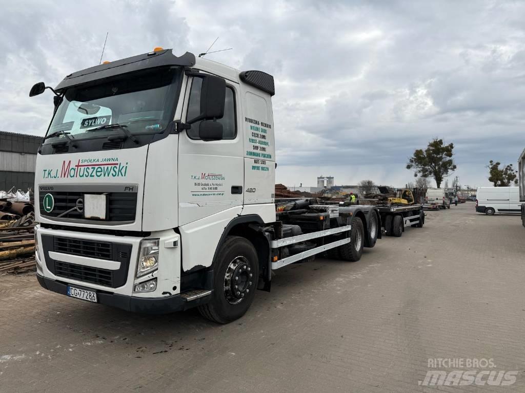 Volvo FH 12 420 Treileri ar āķi