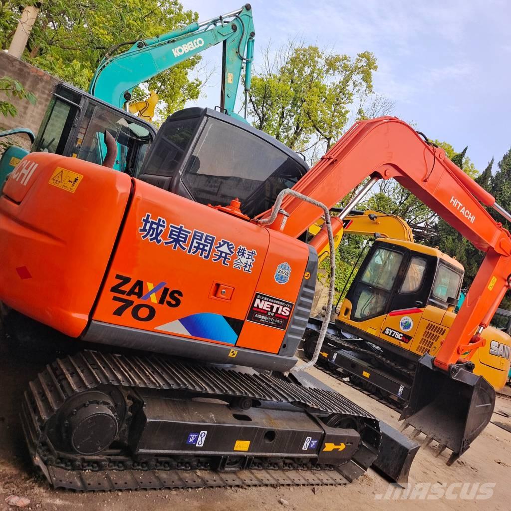 Hitachi Zaxis 70 Kāpurķēžu ekskavatori