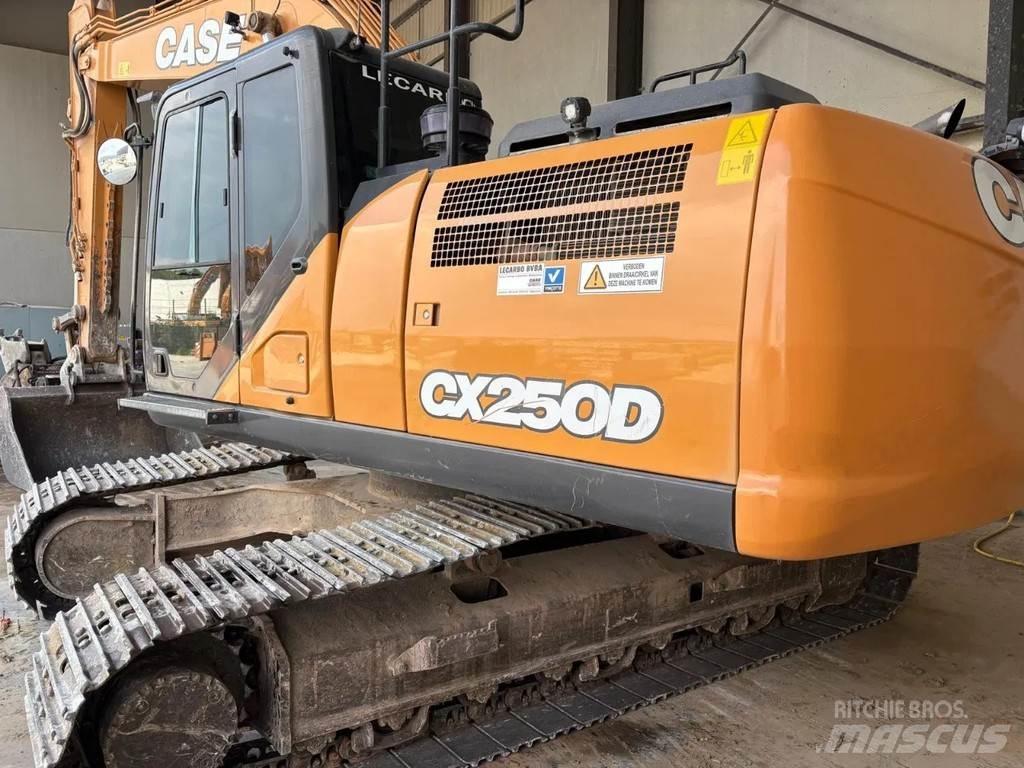 CASE CX250D Kāpurķēžu ekskavatori