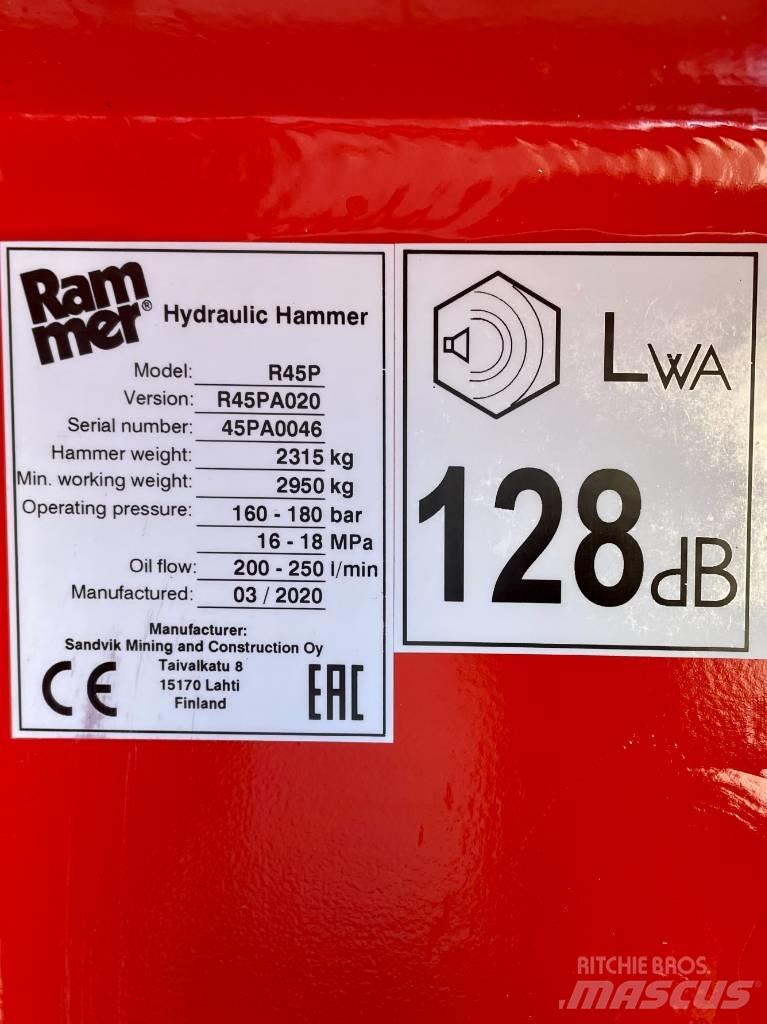 Rammer R45P Āmuri/Drupinātāji
