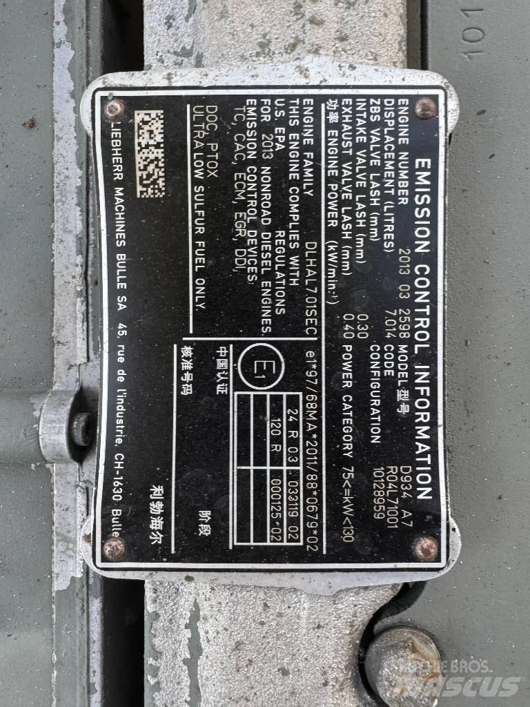 Liebherr R 924 Kāpurķēžu ekskavatori