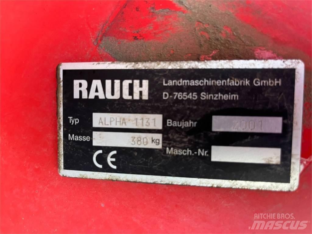 Rauch Alpha 1131 Minerālmēslu izkliedētāji