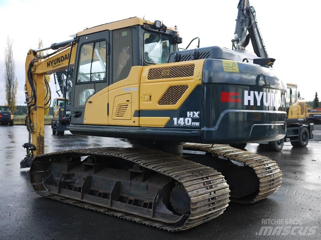 Hyundai HX 140 HW Kāpurķēžu ekskavatori