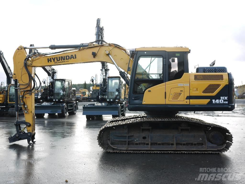 Hyundai HX 140 HW Kāpurķēžu ekskavatori