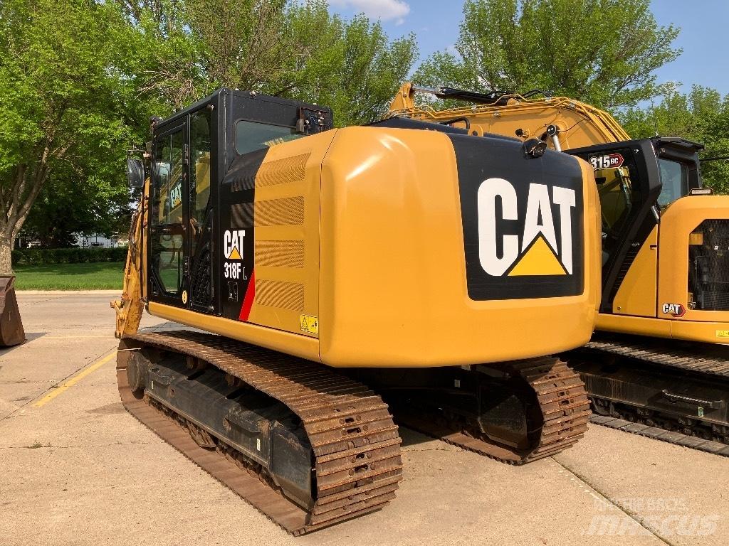 CAT 318 FL Kāpurķēžu ekskavatori