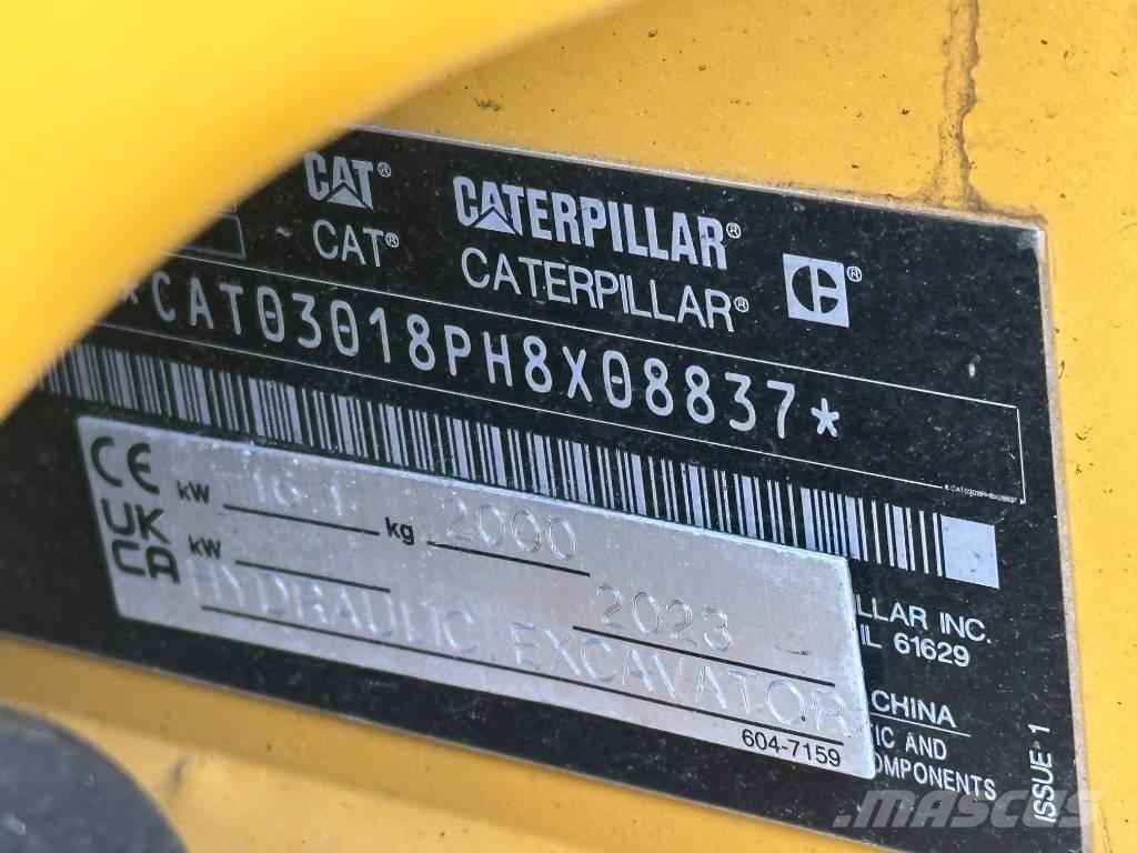 CAT 301.8 Mini ekskavatori < 7 t