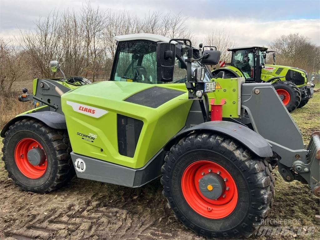 CLAAS SCORPION 756 Teleskopiskie manipulatori
